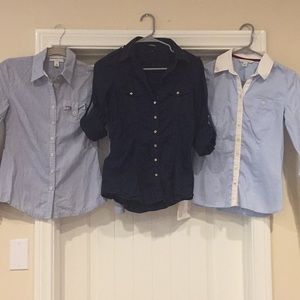 3 beautiful button downs!